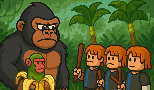 Game Screenshot Obby: 100 Humans vs 1 Gorilla