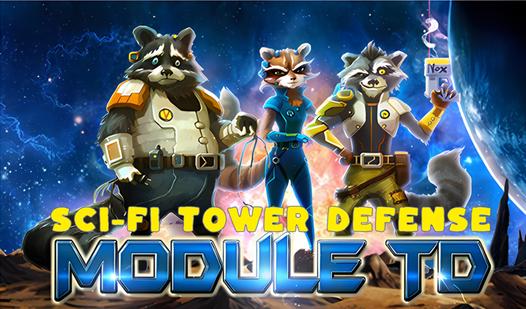 Game Screenshot Sci-Fi Tower Defense Module TD