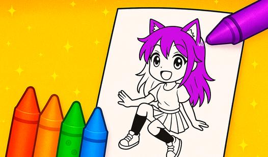 Game Screenshot Gacha Life - Coloring Book for Girls