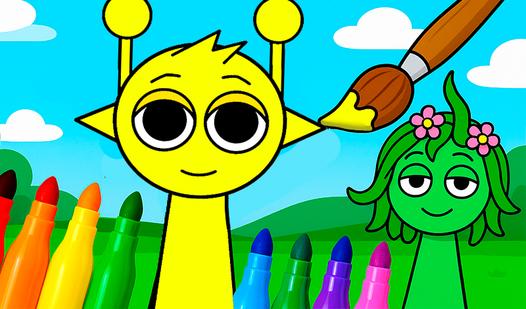 Game Screenshot Sprunki - Coloring Book for Kids