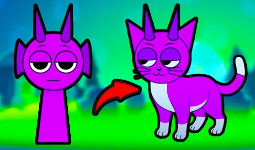 Game Screenshot Sprunki: Merge Cats Sprunki