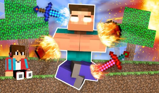 Game Screenshot Destroy Herobrine in the Mine - Playground Sandbox