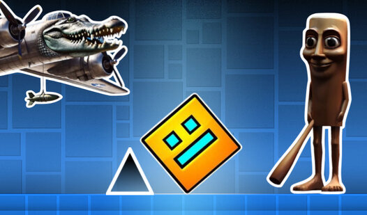 Game Screenshot Brainrot Animals Geometry Dash