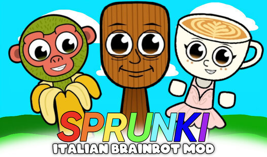 Game Screenshot Sprunki - Italian Brainrot Mod