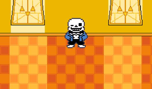 Game Screenshot Undertale, but you're Sans