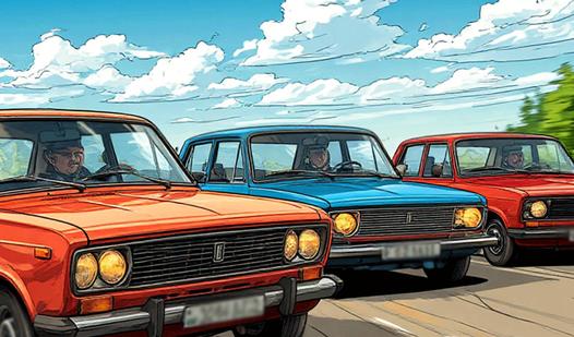 Game Screenshot High-speed VAZ: Zhiguli on the drive