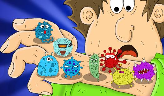 Game Screenshot Bacteria against Viruses!