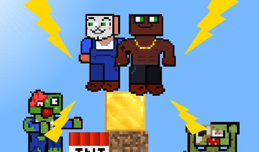 Game Screenshot Mine: Noobers build a base