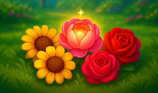 Game Screenshot Combine flowers! 2048 bouquets