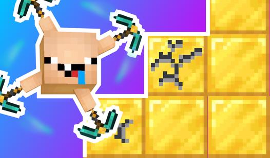 Game Screenshot Craft a pickaxe and dig: Merge Noob