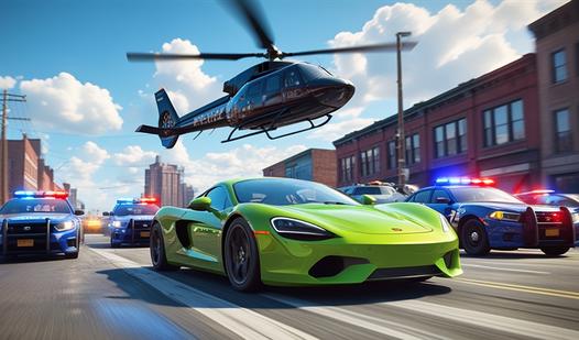 Game Screenshot Mad Pursuit: Police Chase Game