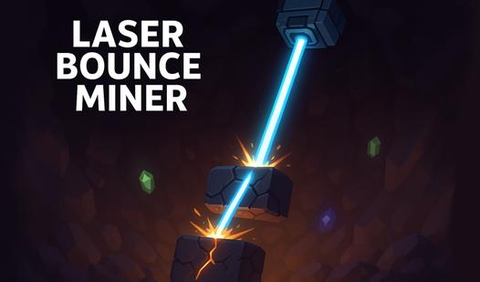 Game Screenshot Laser Bounce Miner
