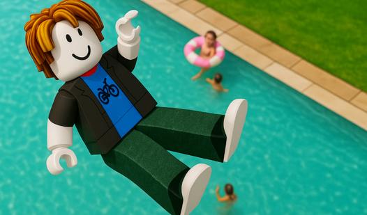 Game Screenshot Robby: Jump into the Pool