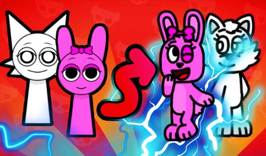 Game Screenshot Sprunki, But Cute Animals Merge