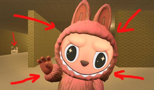 Game Screenshot The Backrooms: Meeting with Labubu