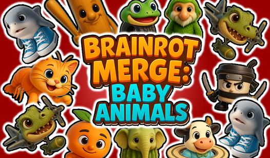Game Screenshot Brainrot Merge: Baby Animals