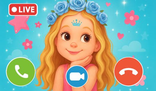Game Screenshot Nastya Calls: Chat-Prank, Like Stream, Video Call