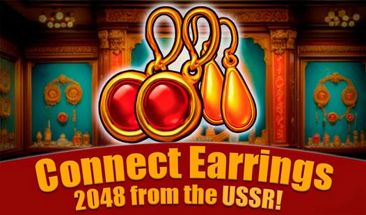 Game Screenshot Connect Earrings 2048 from the USSR!