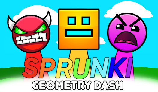 Game Screenshot Sprunki Geometry Dash