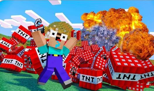Game Screenshot Sandbox Mine Dynamite Explosion