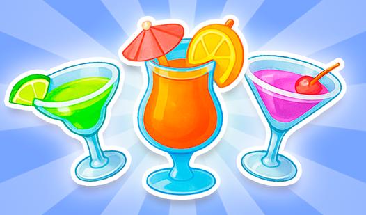Game Screenshot Merge Cocktails: A Hot Party!