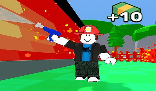 Game Screenshot Obby: Working as a firefighter