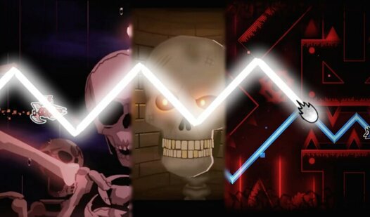 Скриншот игры Геометри Даш Волна: Легендарные Уровни