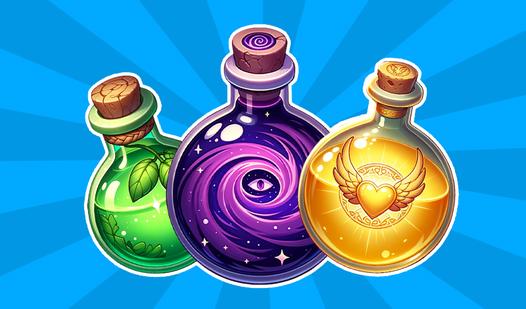 Game Screenshot Merge: Magic Potions