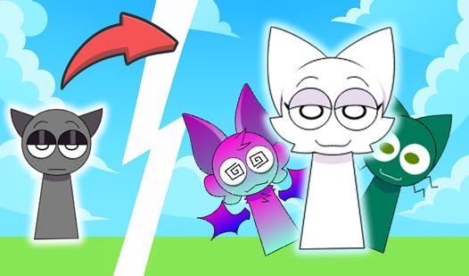 Game Screenshot Obby Evolution Sprunki Pyramixed