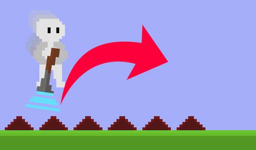 Game Screenshot Platformer - impulse gun