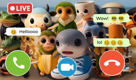 Game Screenshot Italian Animal Kids Call: Chat Prank, Live Stream