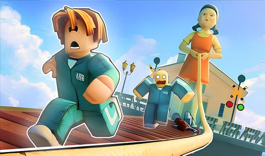 Game Screenshot Obby the Squid Jump Rope