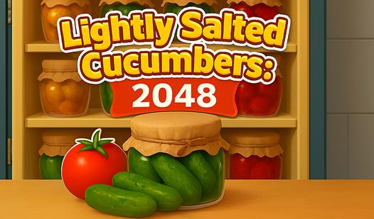 Game Screenshot Lightly salted cucumbers: 2048!