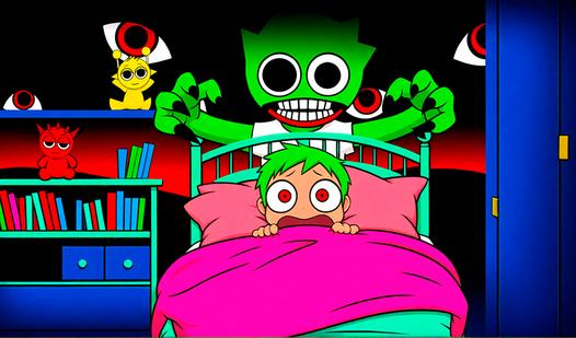 Game Screenshot Evil Sprunki scare children!