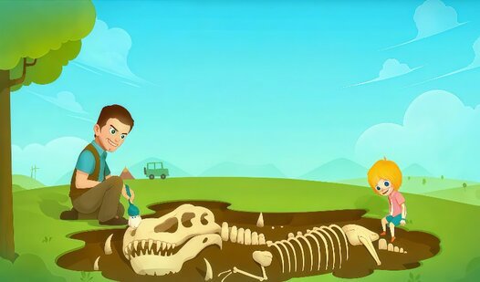 Game Screenshot Dig All Bones: Noob and Dinosaurs