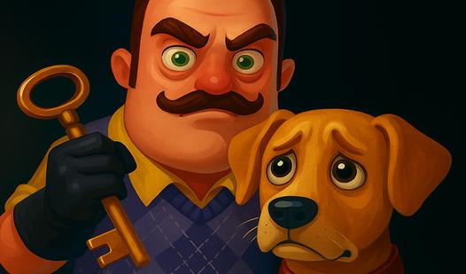 Game Screenshot Scary Neighbor Dog Escape