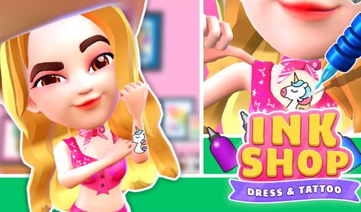 Game Screenshot Ink Shop: Dress & Tattoo