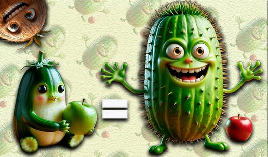 Game Screenshot Wild cucumber. Vegetable brainrot