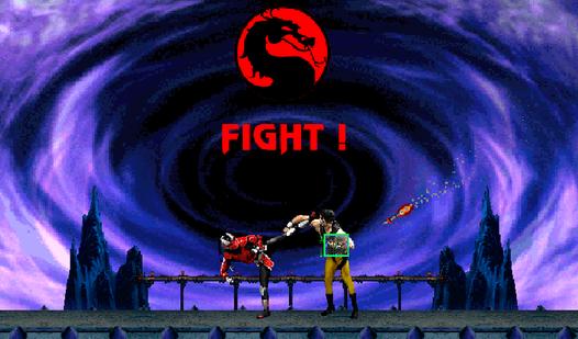 Game Screenshot Mortal Kombat (retro runner with Sektor)