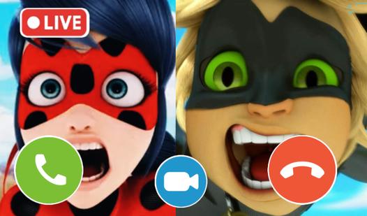 Game Screenshot Lady Bug and Cat Noir Call: Chat Prank, Video Call
