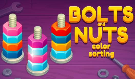 Game Screenshot Bolts and Nuts Color Sorting