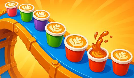 Game Screenshot Coffee Color Blocks