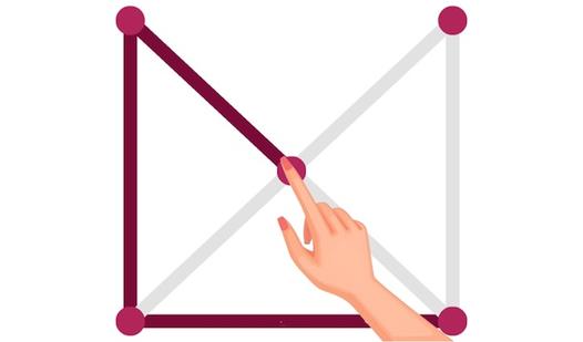 Game Screenshot Draw With One Line