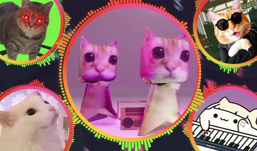 Game Screenshot Meme Rhythm Clicker - Сute Songs of Funny Cats!