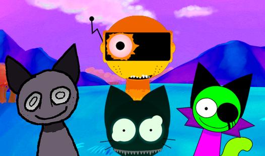 Game Sprunki: Nightmare Corridor