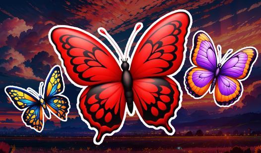 Game Screenshot Connect Butterflies - Colors of Nature