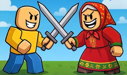 Game Screenshot Obby Fighter: Village Duels
