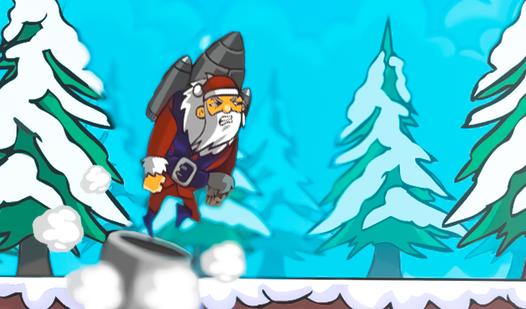 Game Screenshot Rocket Santa!