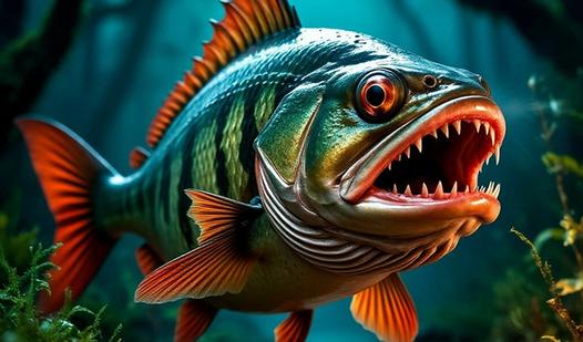 Game Screenshot Опасная пиранья