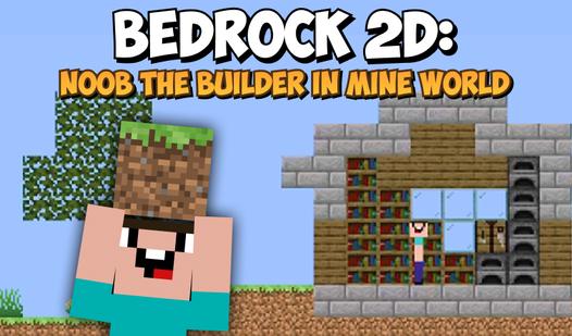 Game Screenshot Bedrock 2D: Noob the Builder in Mine World